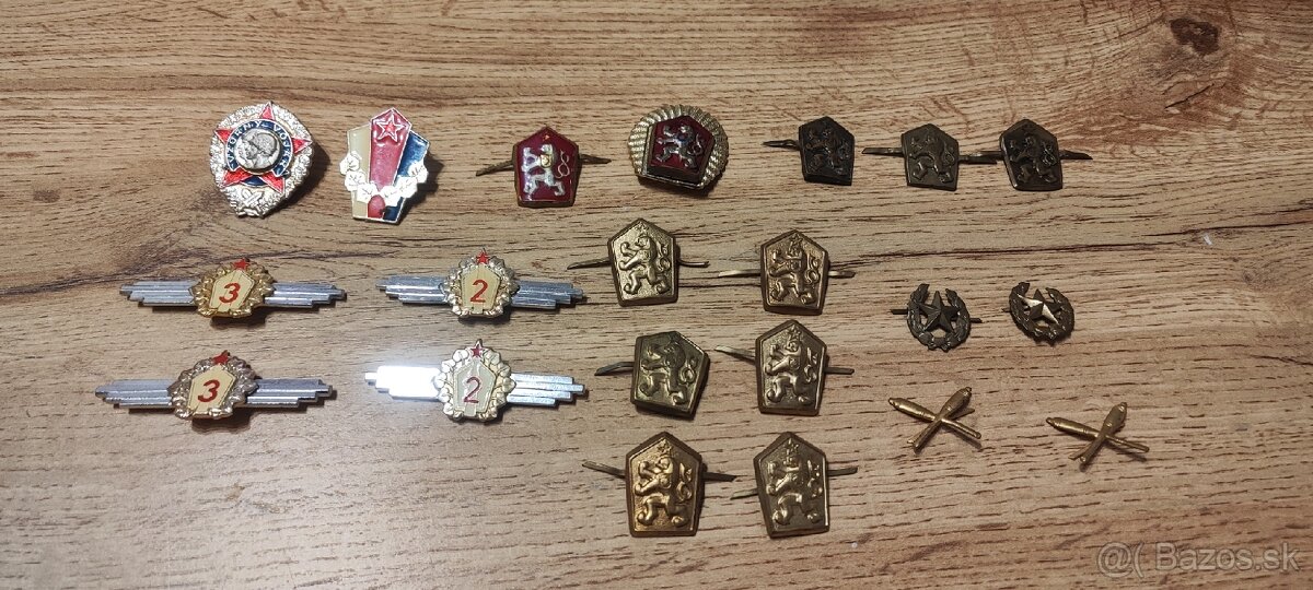 Odznaky CSSR CSLA OSSR - viac kusov - 5