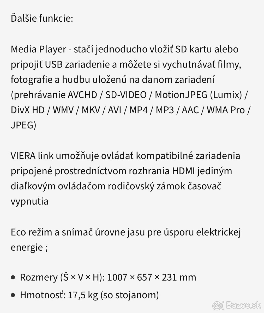 Panasonic TX-P42X50E - 5