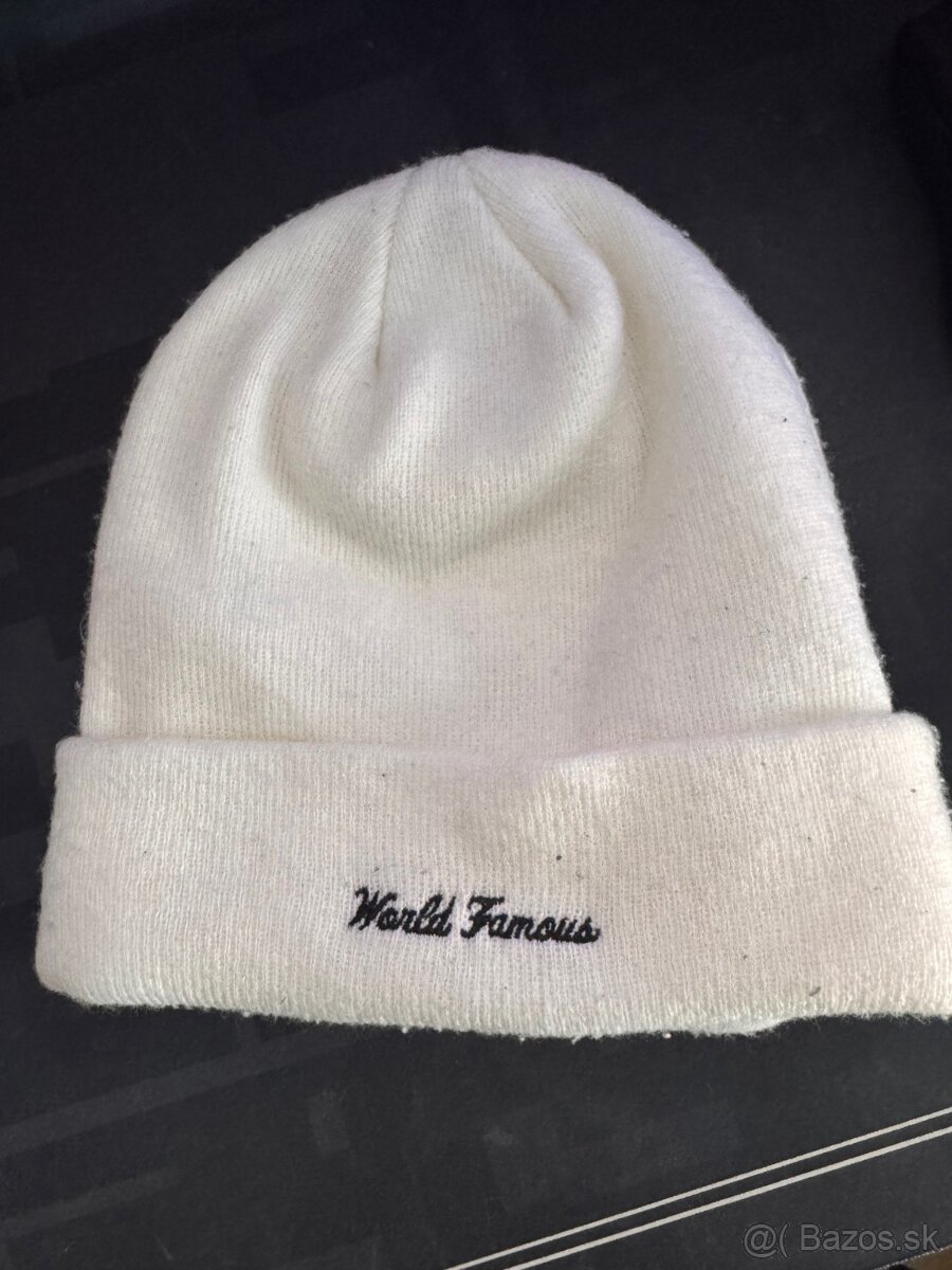 Supreme Beanie FW21 Biela / white - 5