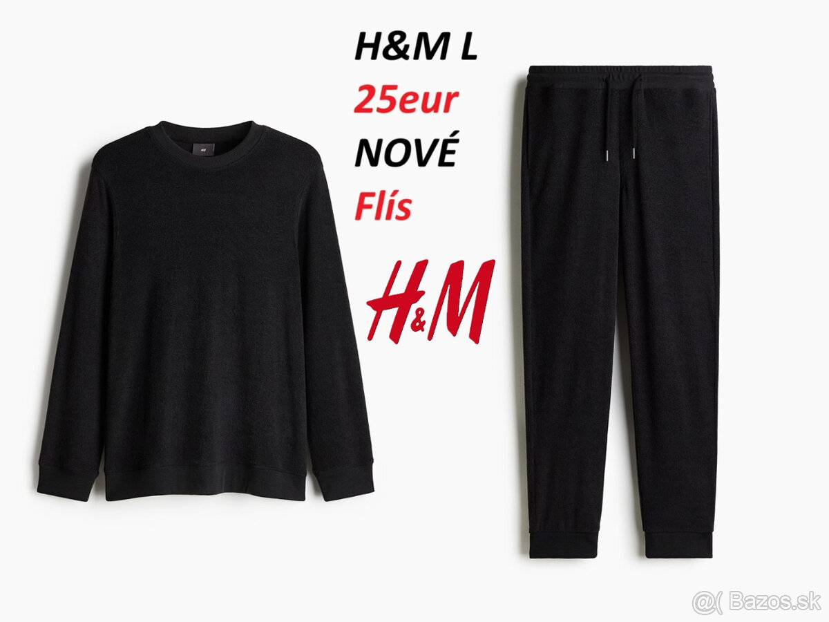 Pyžamo (Tričko + Nohavice) HM, Mikina s Bočnými prúžkami HM - 5