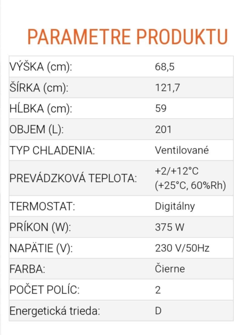 Chladiaca vitrína - 5