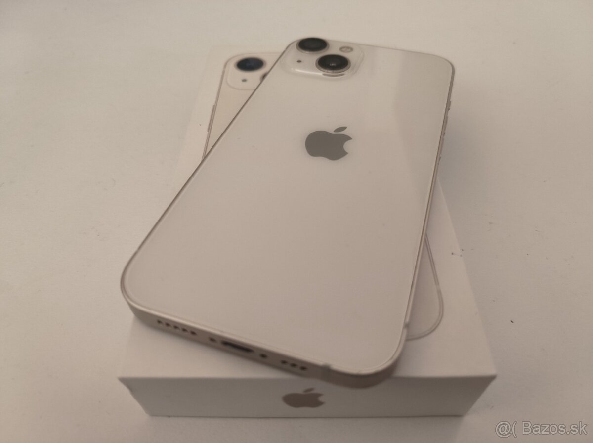 apple iphone 13 128gb Starlight / Batéria 100% - 5