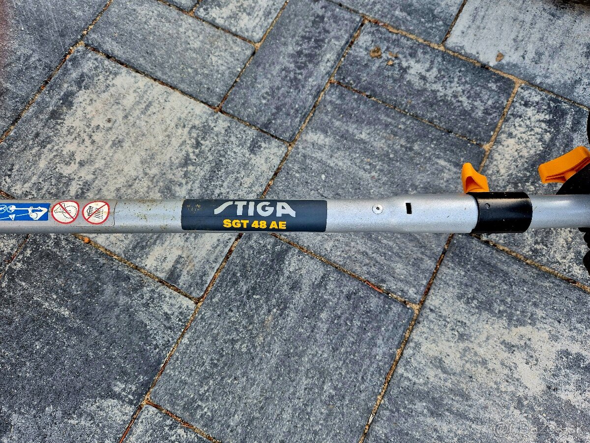 Aku vyžínač Stiga SGT 48 AE + kôš a klin pre STIGA SLM3648AE - 5
