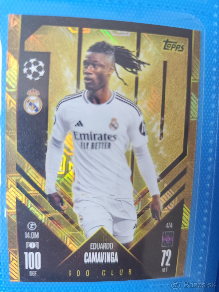 Futbalové kartičky Match Attax 2024/25 - 100 Club - 5