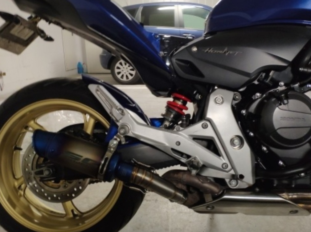 Na predaj Športový ladený univerzálny nerezový moto výfuk - 5