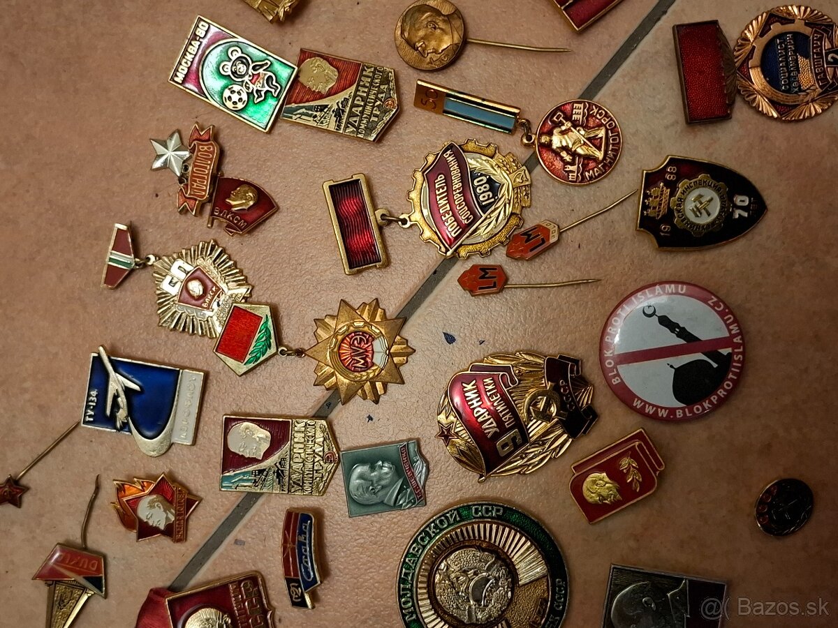 Sovietske odznaky a medaile - 5