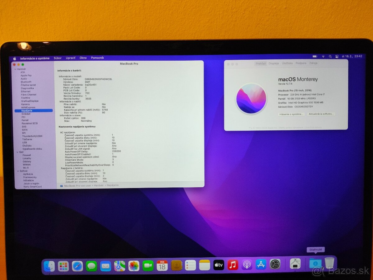 MacBook Pro 15 2017 | Core i7 • 16GB • 512GB SSD - 5