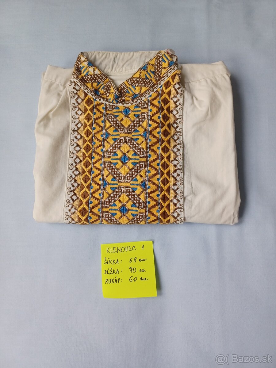 Klenovec- folklórne košele - 5