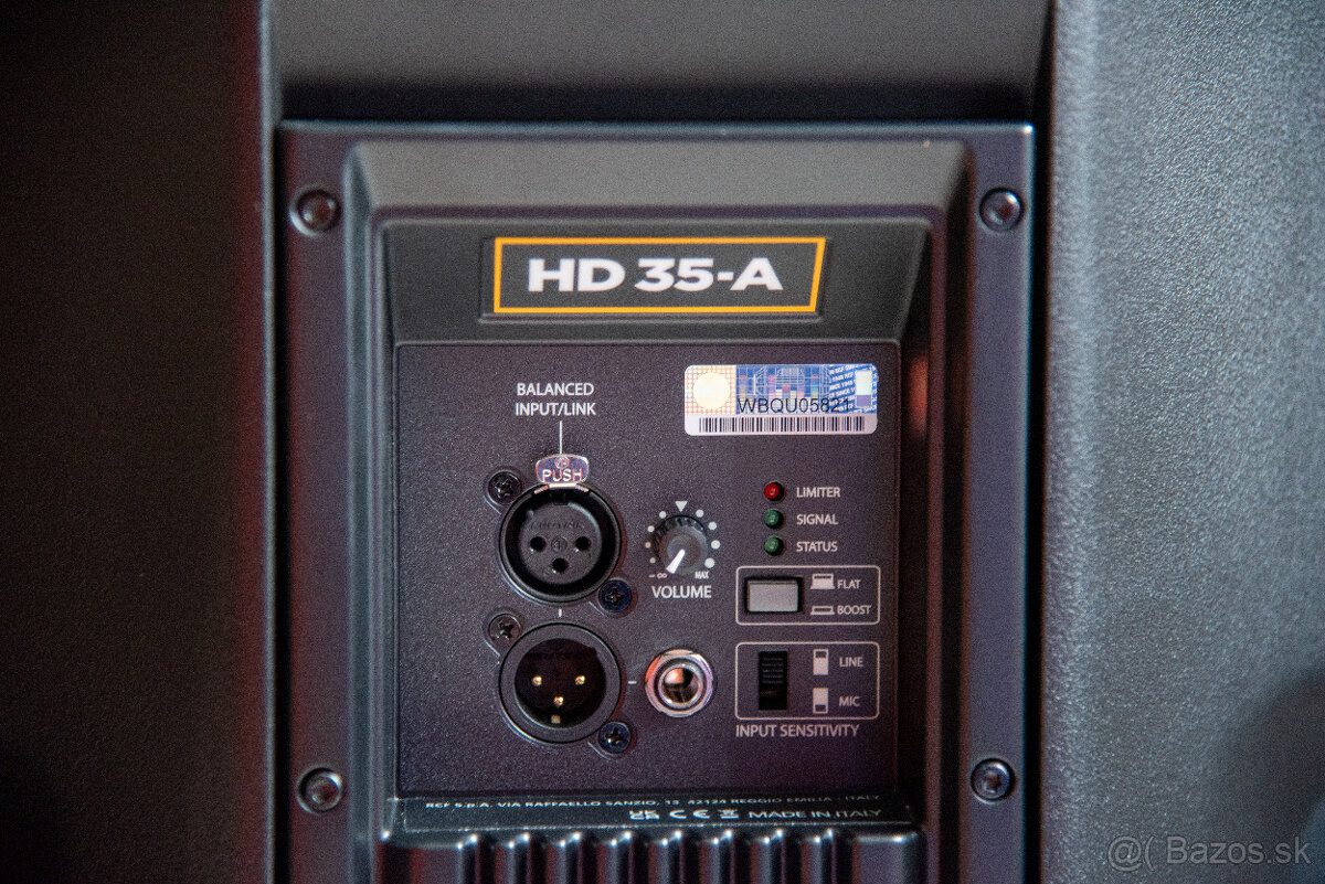 RCF HD-35A - aktívny reproduktor 1400W Peak / 700W RMS - 5