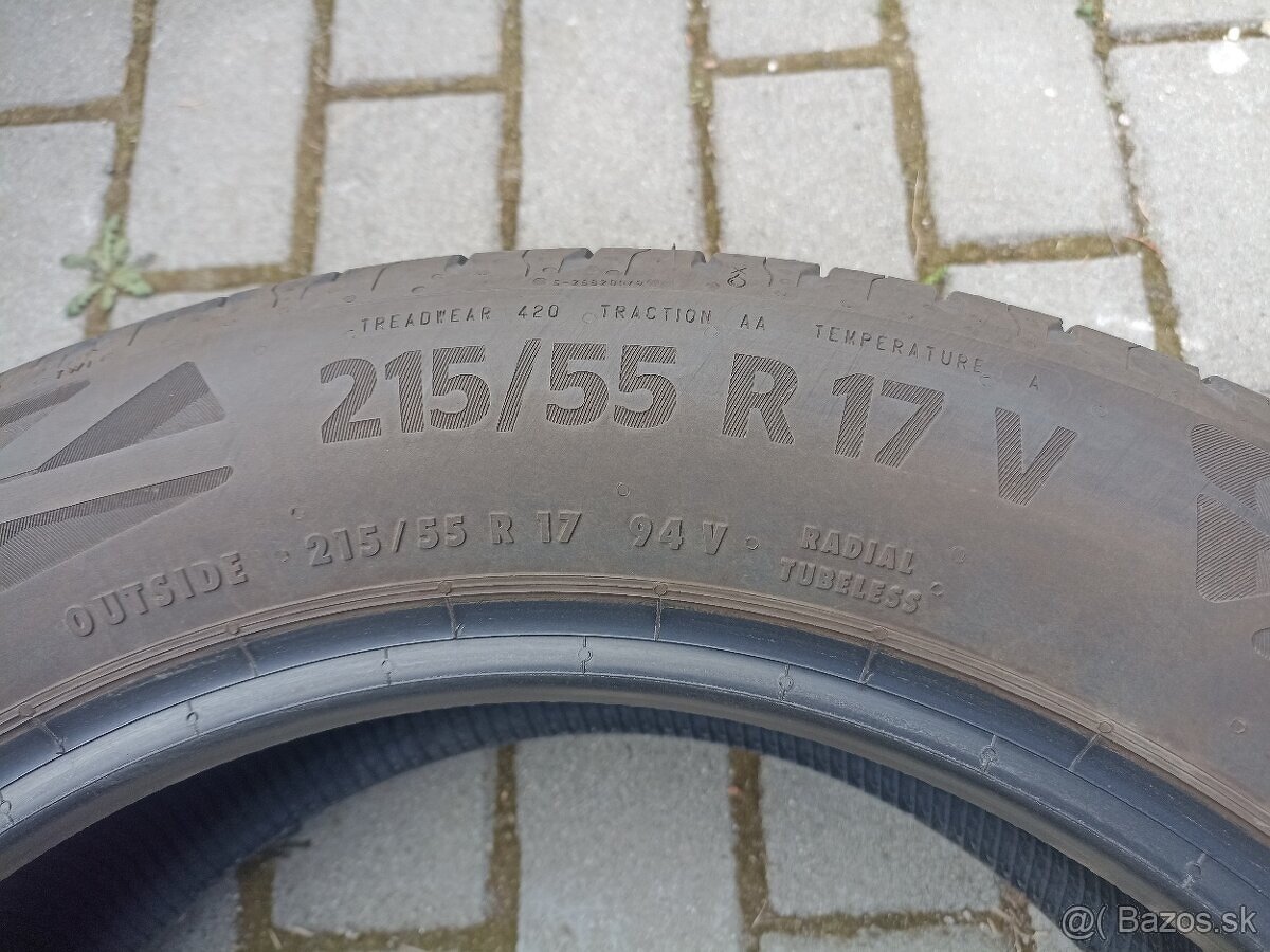 Letné pneu Continental EcoContact 6 215/55 R17 - 5