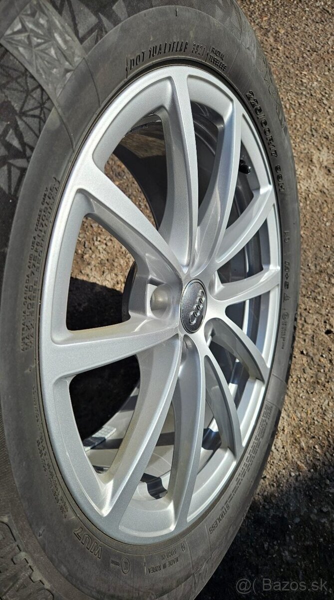 Alu kola originál Audi A4 / A6 C8 R17" Prodám - 5