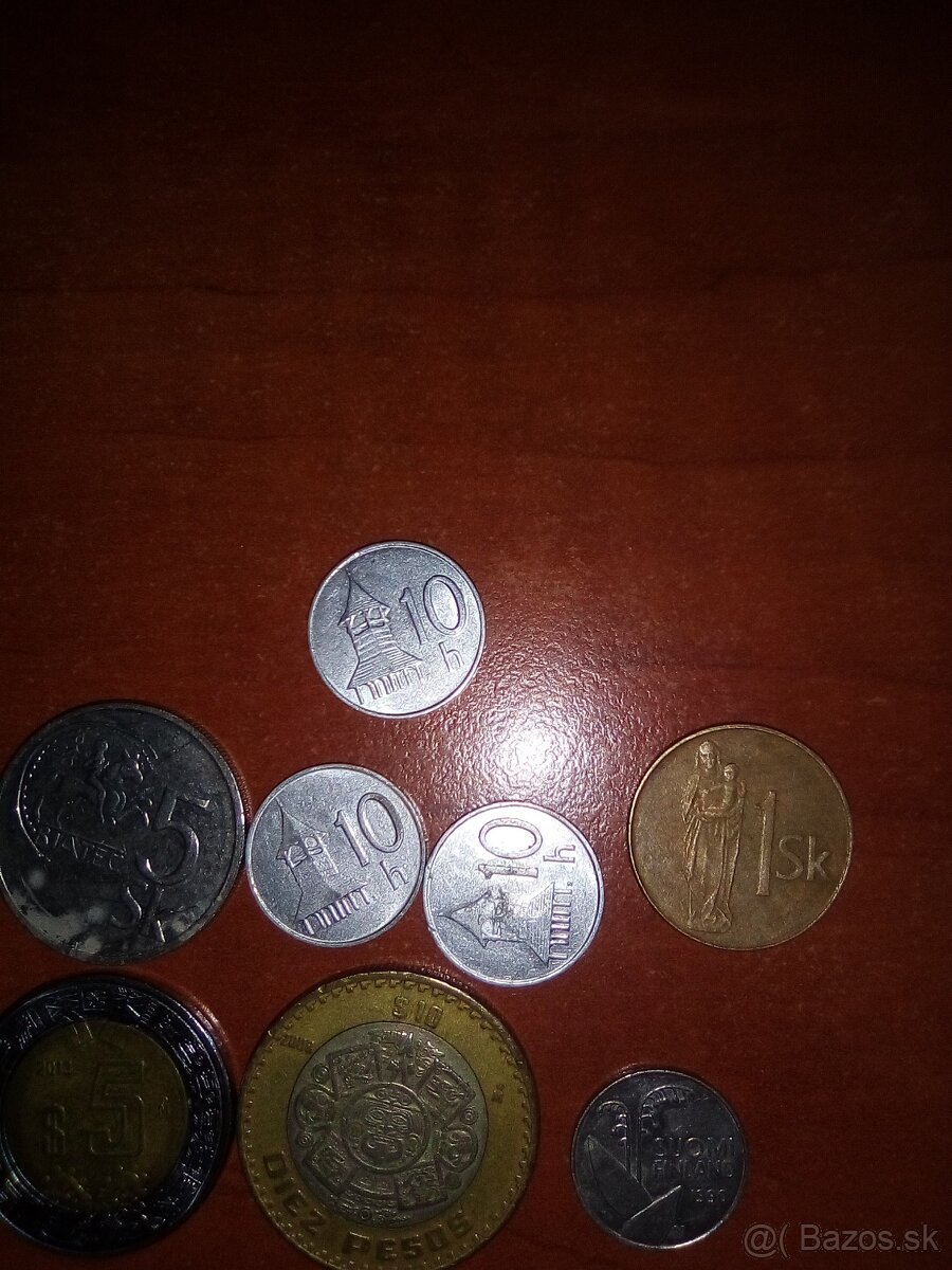 Rôzne mince a bankovky - 5