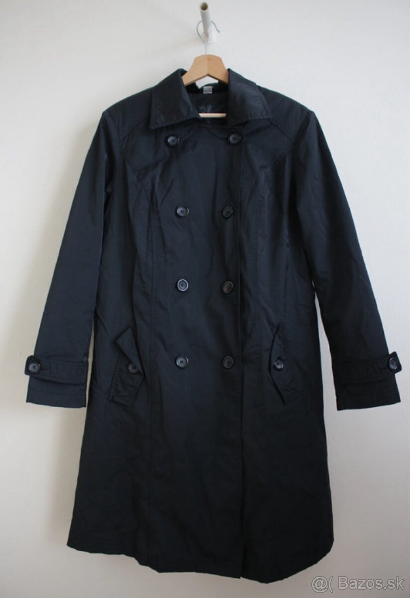 🖤 Čierny prechodný trenchcoat | veľ. 42 - 5
