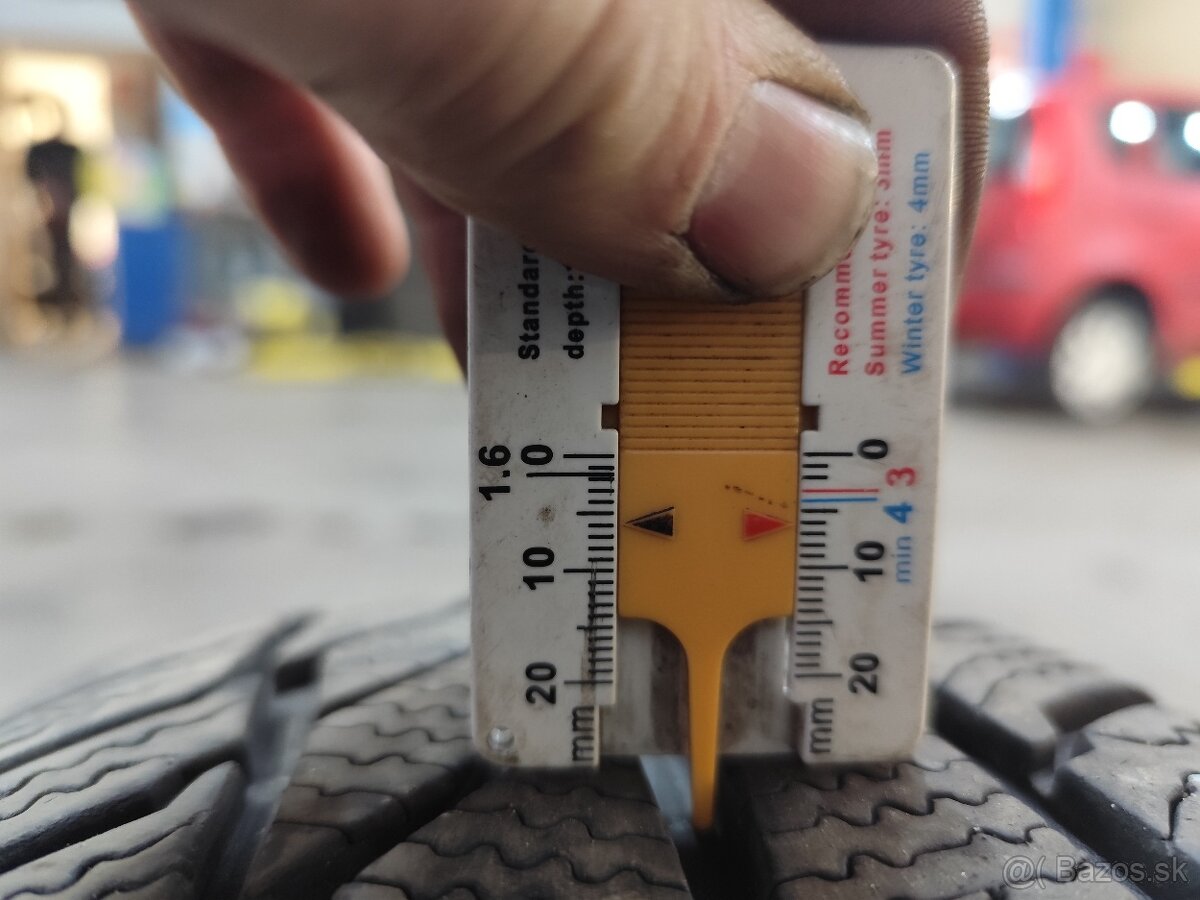 Predám celé zimné kolesá 195/65R15 91T - 5