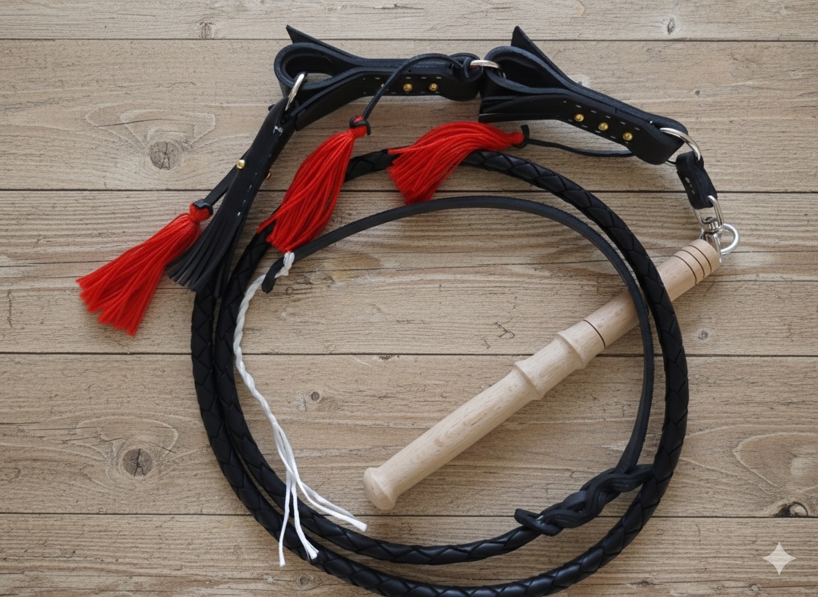 Pastiersky bič čierny 250cm - 5