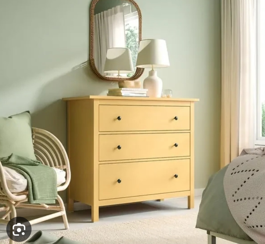 Hemnes komoda žltá - 5