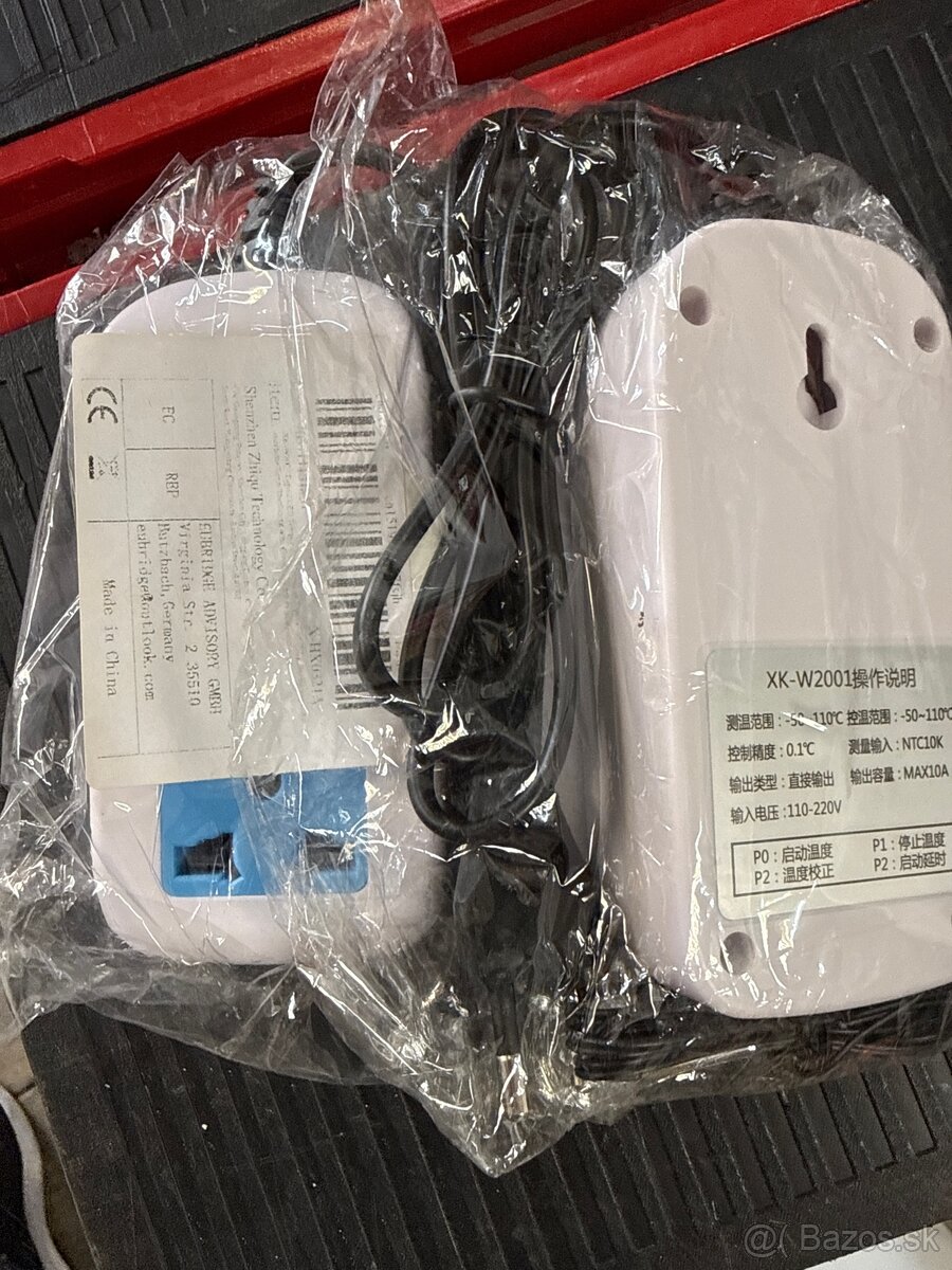 Digitálny regulátor teploty, termostat, zásuvka 110V-220V - 5