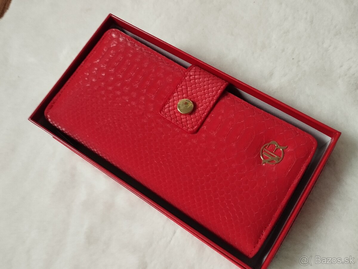Dámska červená peňaženka... - 5