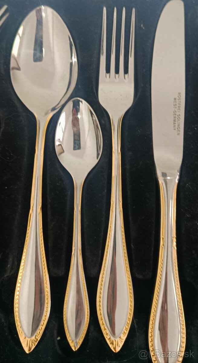 Luxusný príbor SOLINGEN Brita Exclusive –nepoužívaný, kufrík - 5