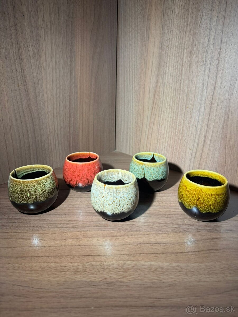 Sada 5 keramických šálok v Japonskom štýle - 5