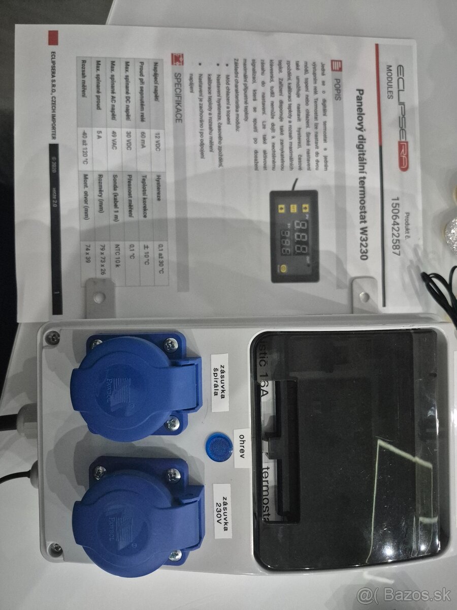 Termostat údiareň - 5