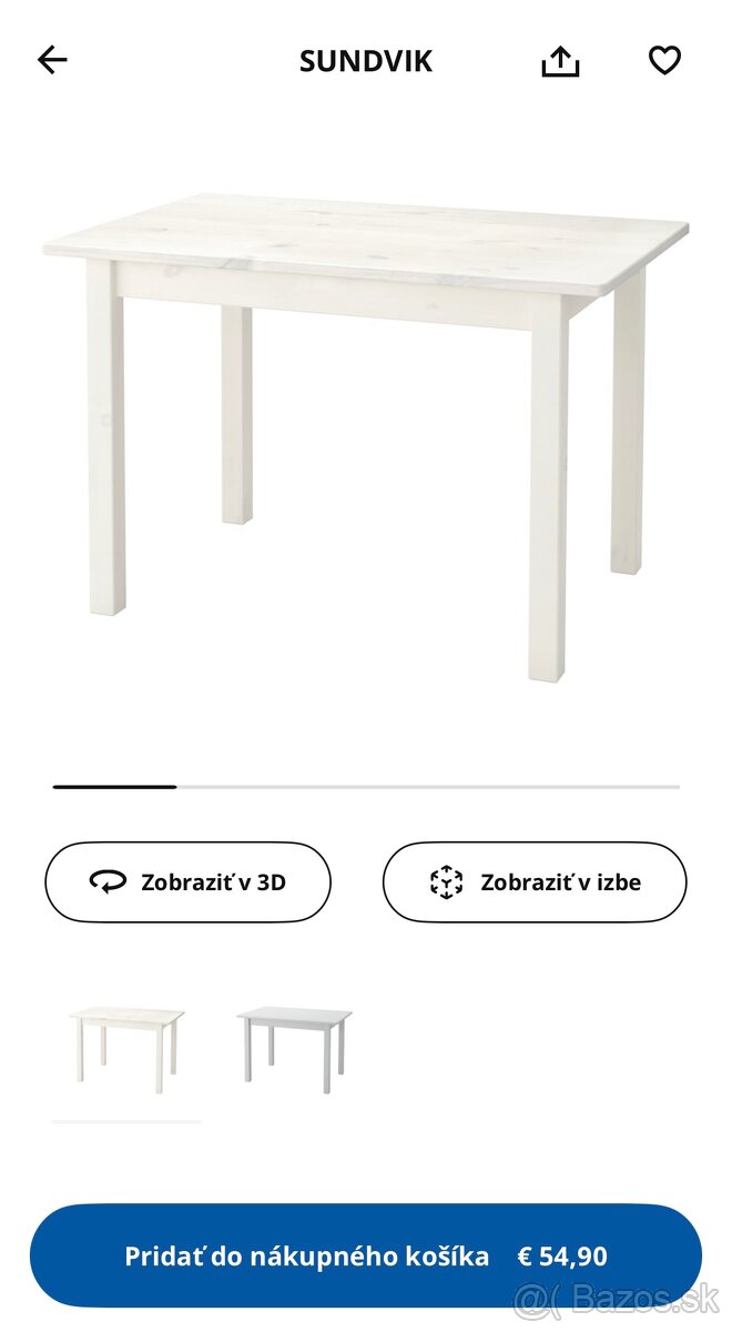 Sundvik Ikea -stol +2ks stoličiek - 5