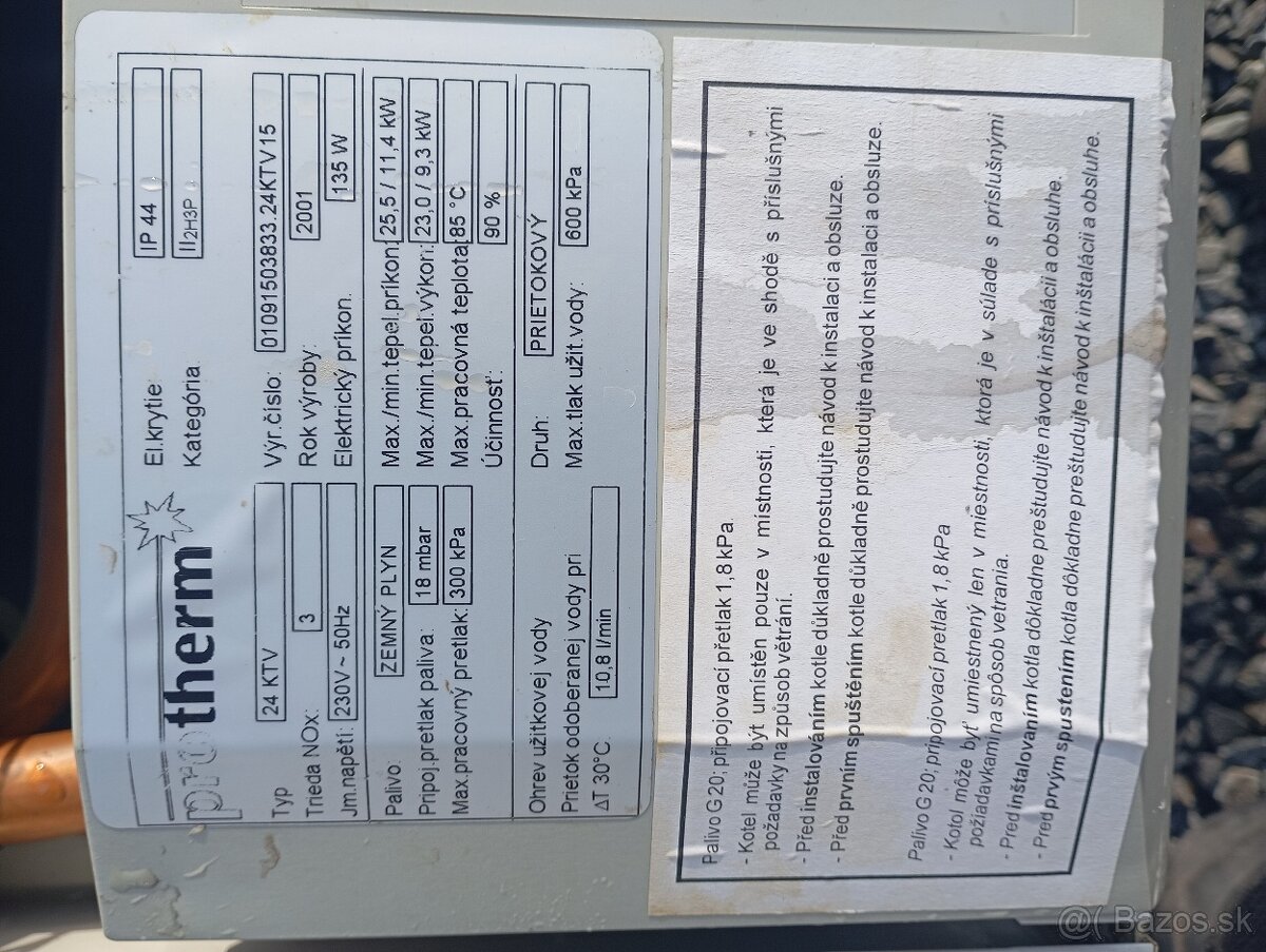 Predám Protherm Panter 24 KTV - 5