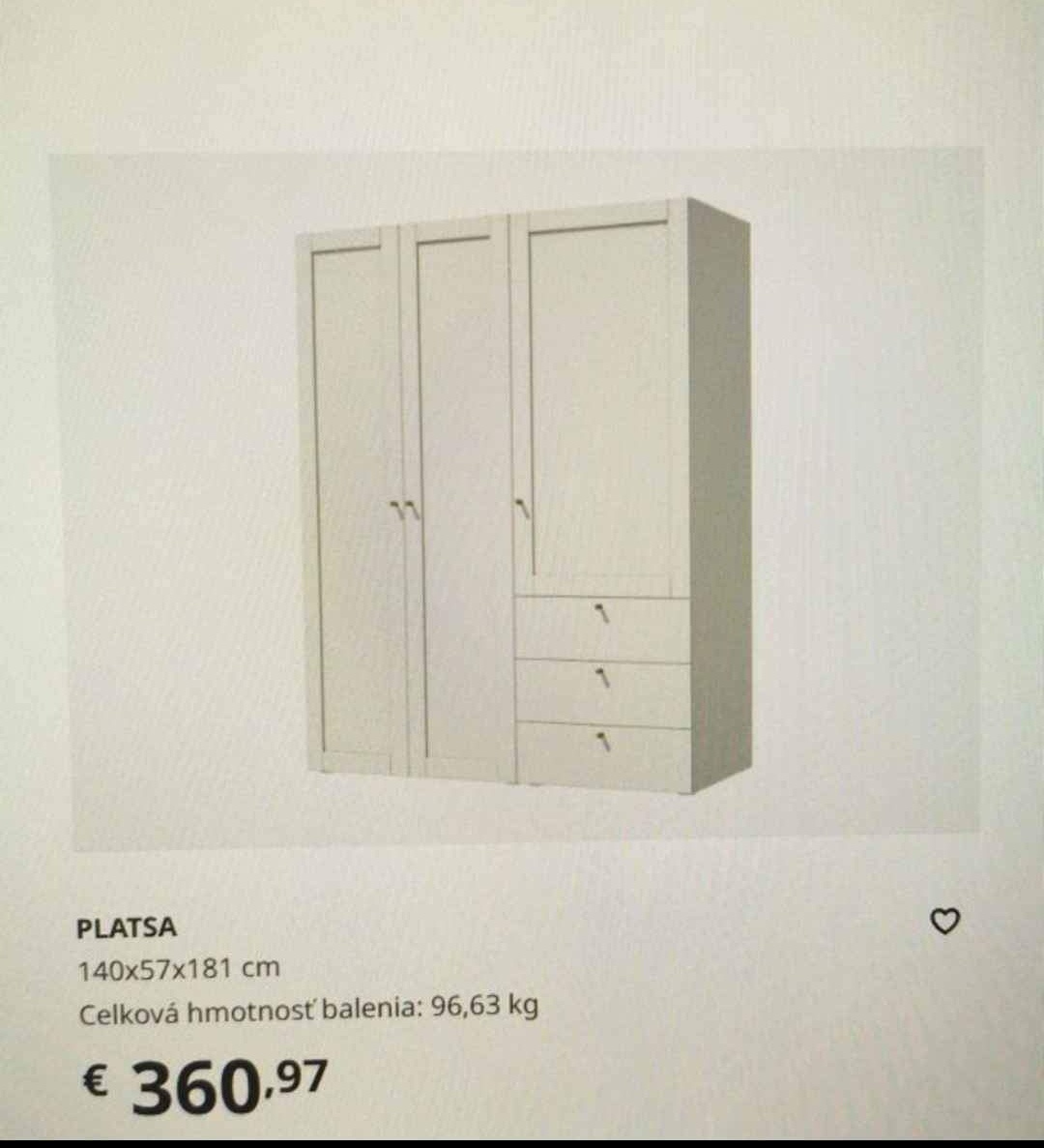 Skrina Platsa IKEA - 5