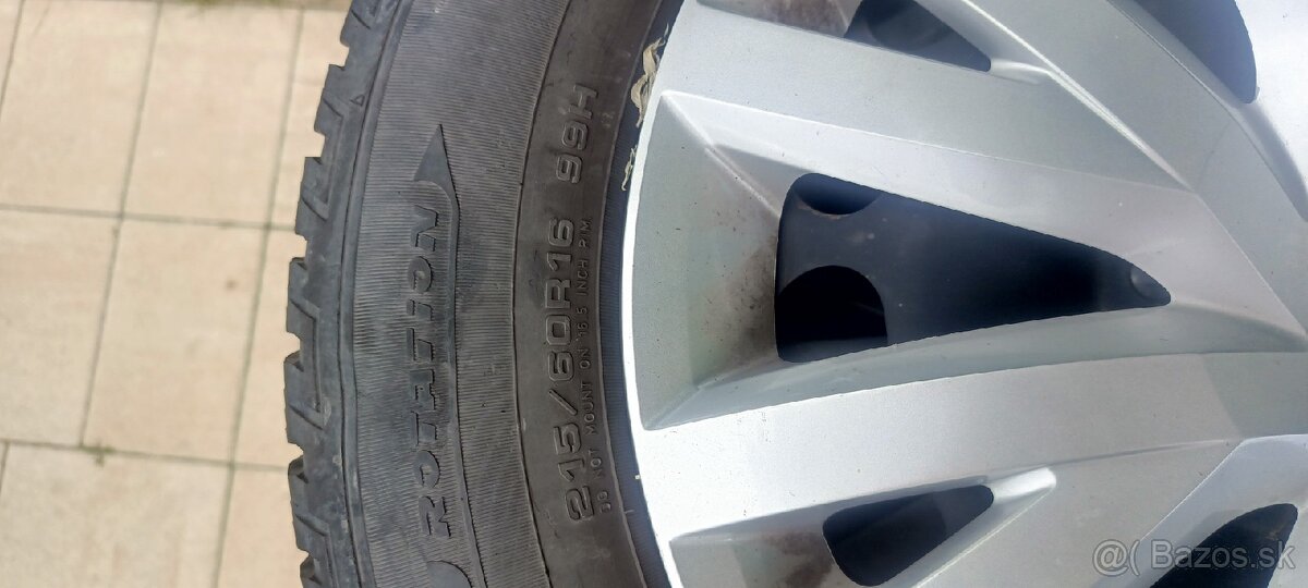 Plechové disky originál VW 215/60R16 - 5