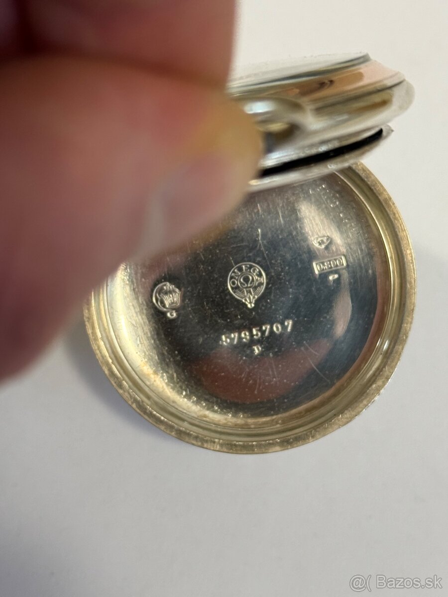 Omega vreckové hodinky striebro - 5