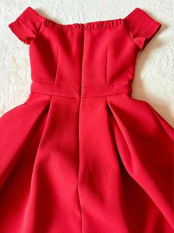 Elegantné červené šaty ASOS - 5