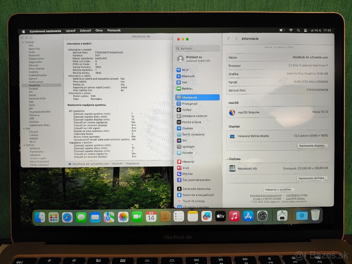 MacBook Air 2020 | i7 • 8GB • 256GB SSD - 5
