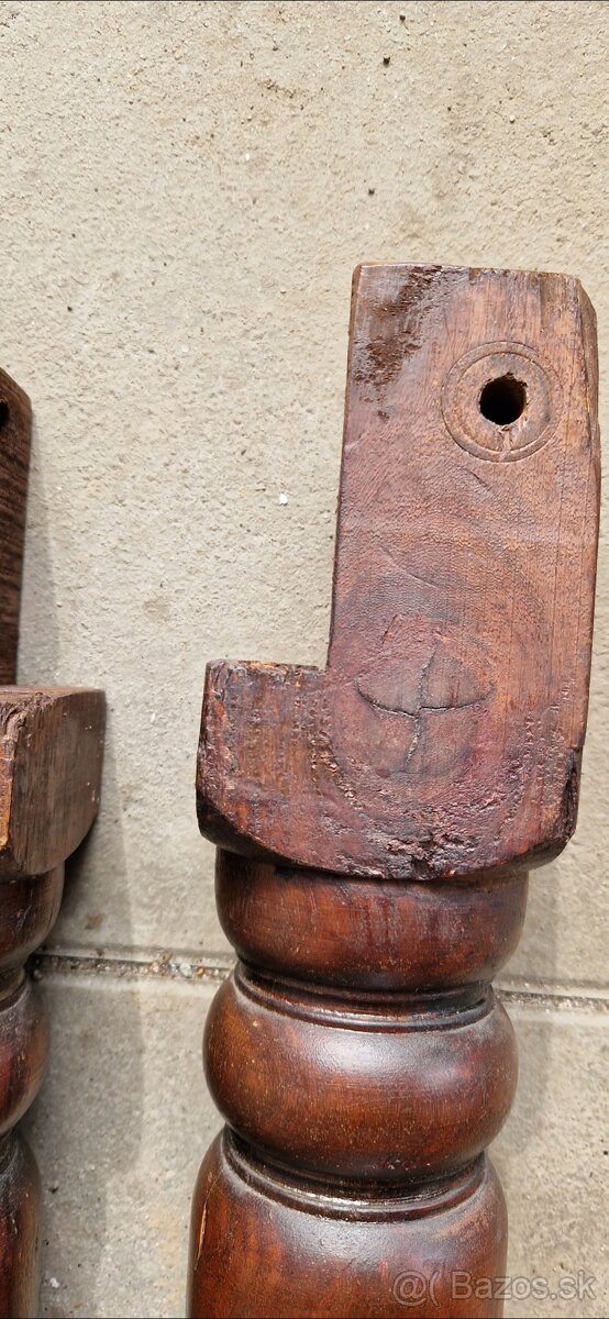 Starý masívny stôl - 5