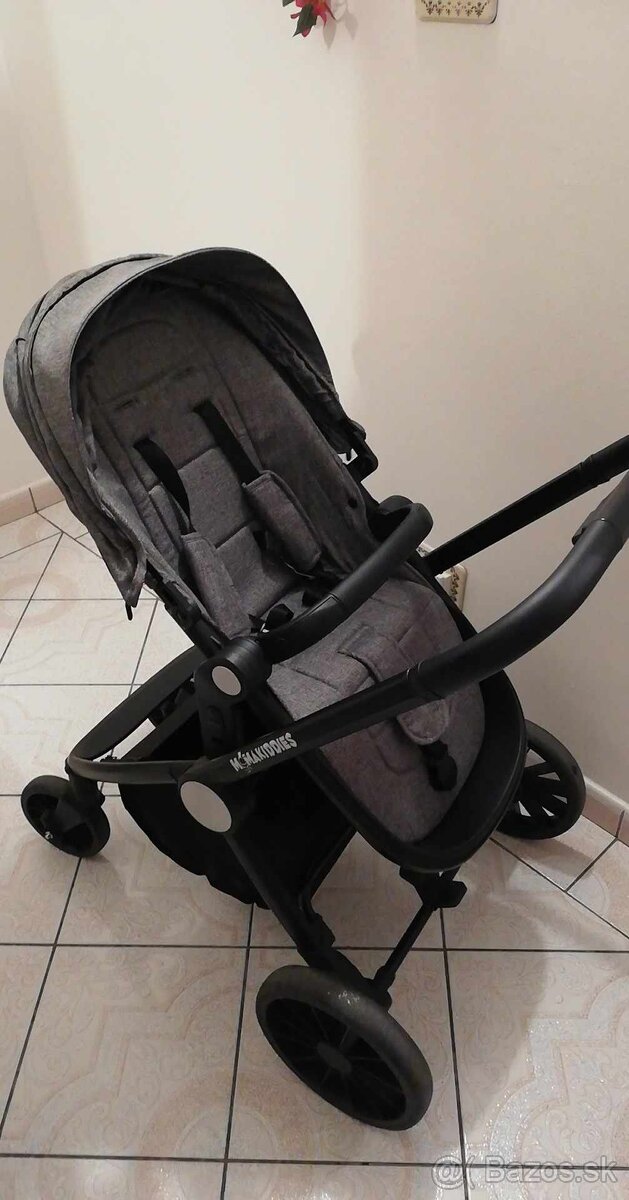 Šedý kočík 3v1 - 5