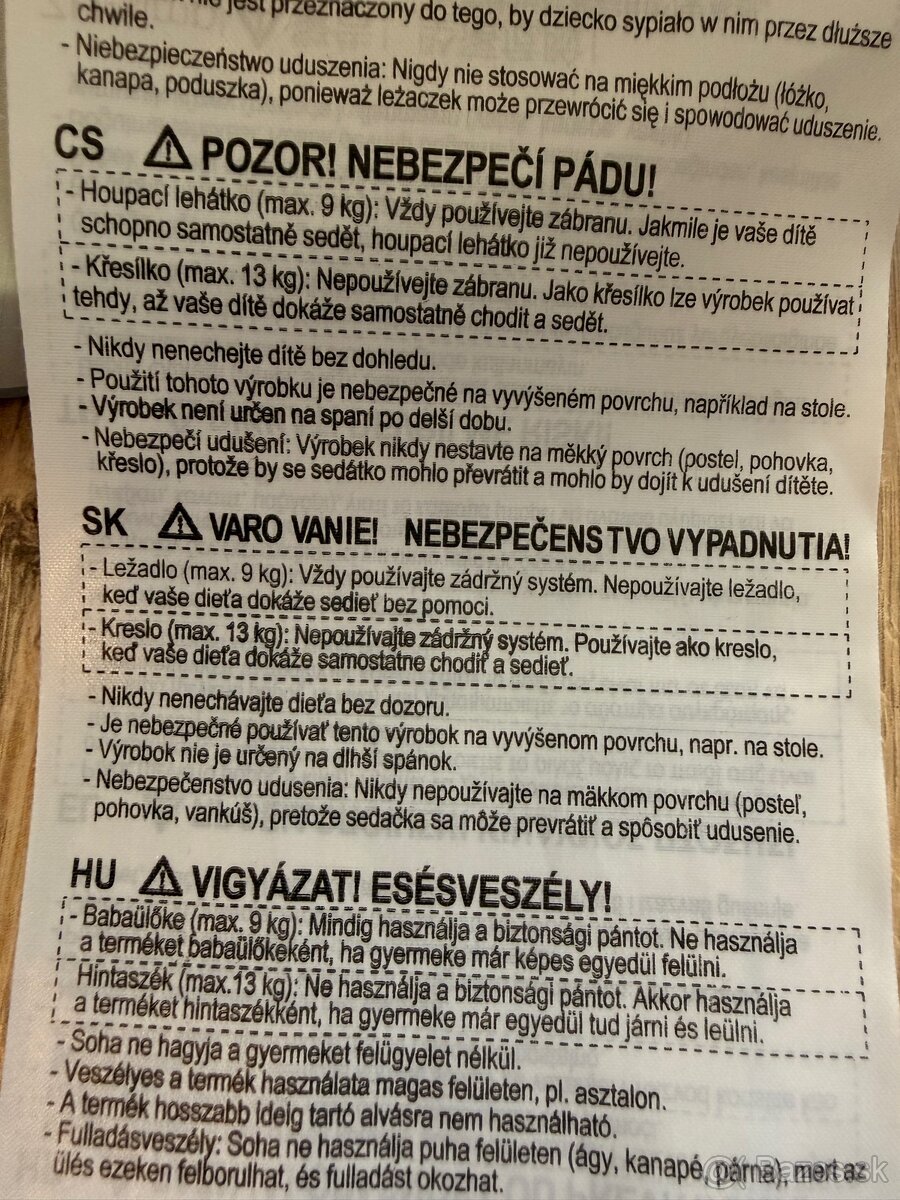 Babybjorn lehátko plus hrázdička na hranie - 5