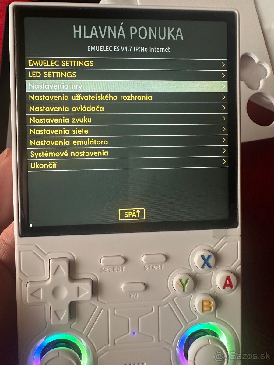 Retro herná konzola R36 Ultra -sk menu - 5