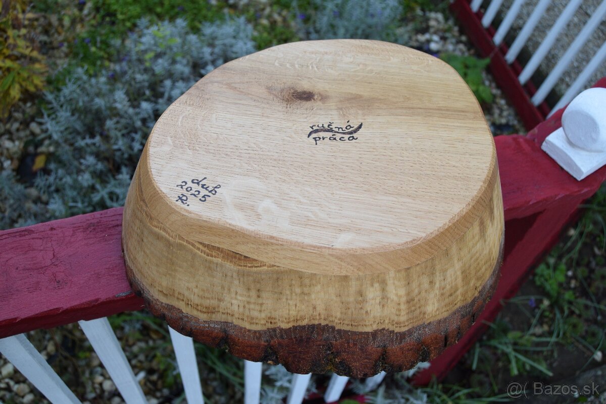 Dubová miska veľká 1 - 5