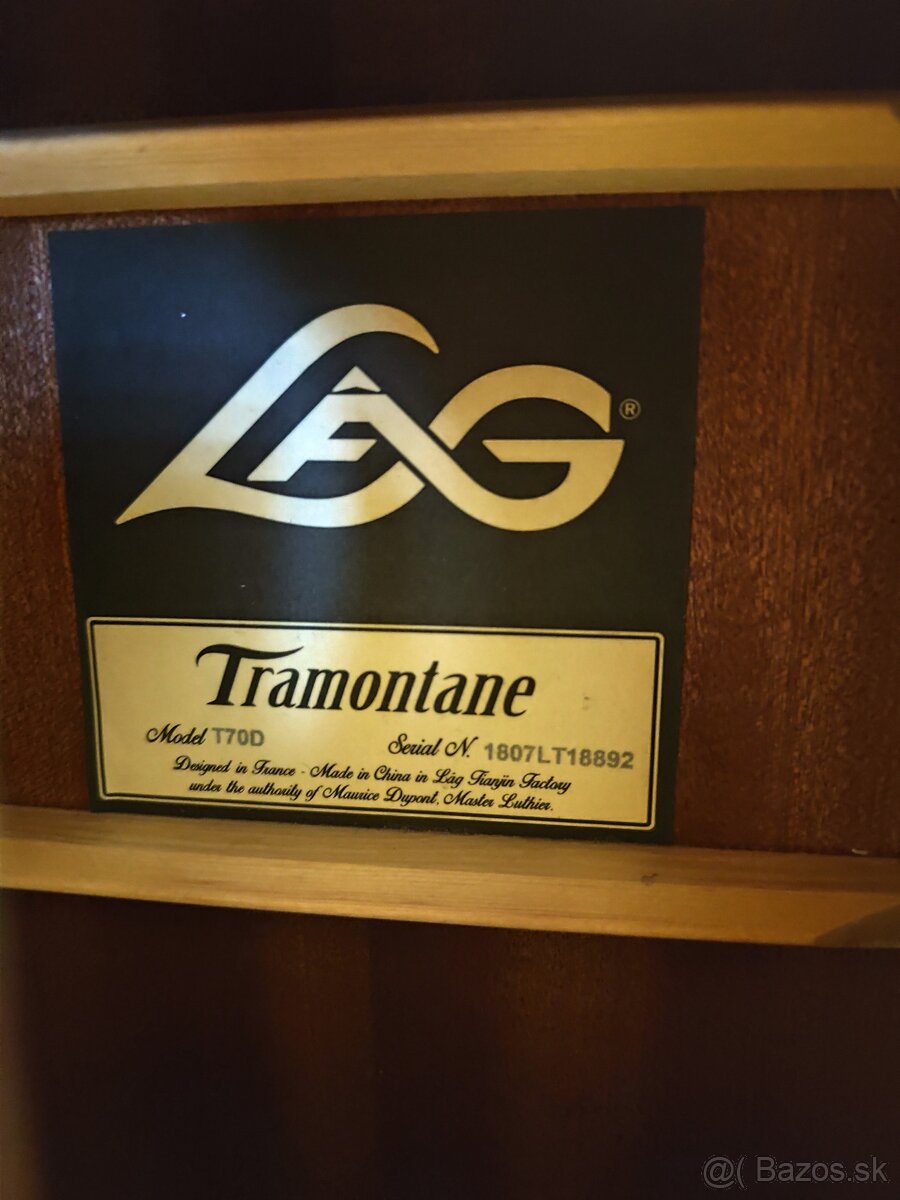 Tramontane T70D Natural Satin Akustická gitara - 5