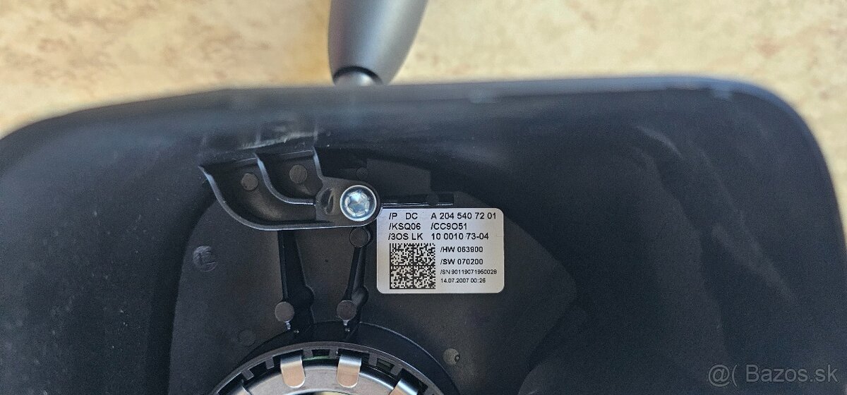 Modul / páčky pod volant, mercedes w204 od 2007 - 5