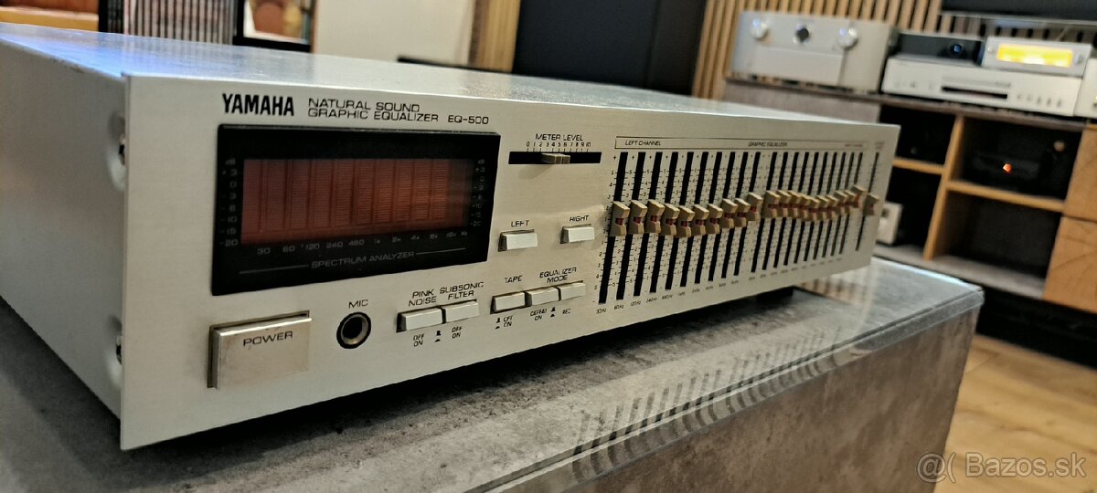Yamaha equalizer eq-500 silver - 5