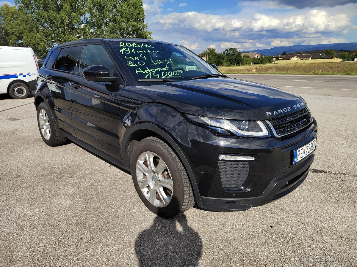 Range rover Evoque ll 2,0 Diesel, 4x4, automat