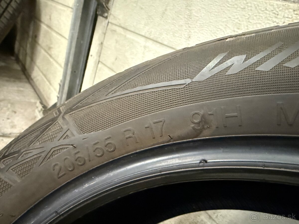 205/55 R17 zimné Vredestein 6mm - 2ks - 5