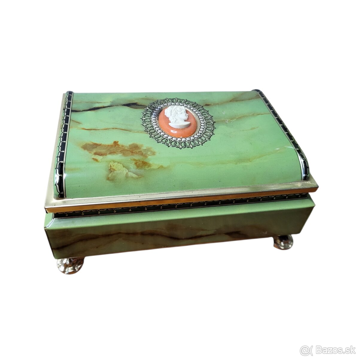 Plechová krabička so vzorom mramoru - 5