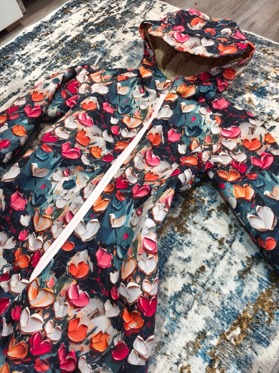 Overal zo zimného softshellu s barančekom - 5