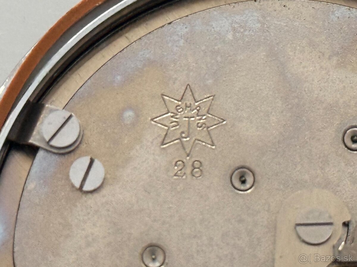 Zajímavé staré německé kapesní stopky Junghans 1/10s. - 5
