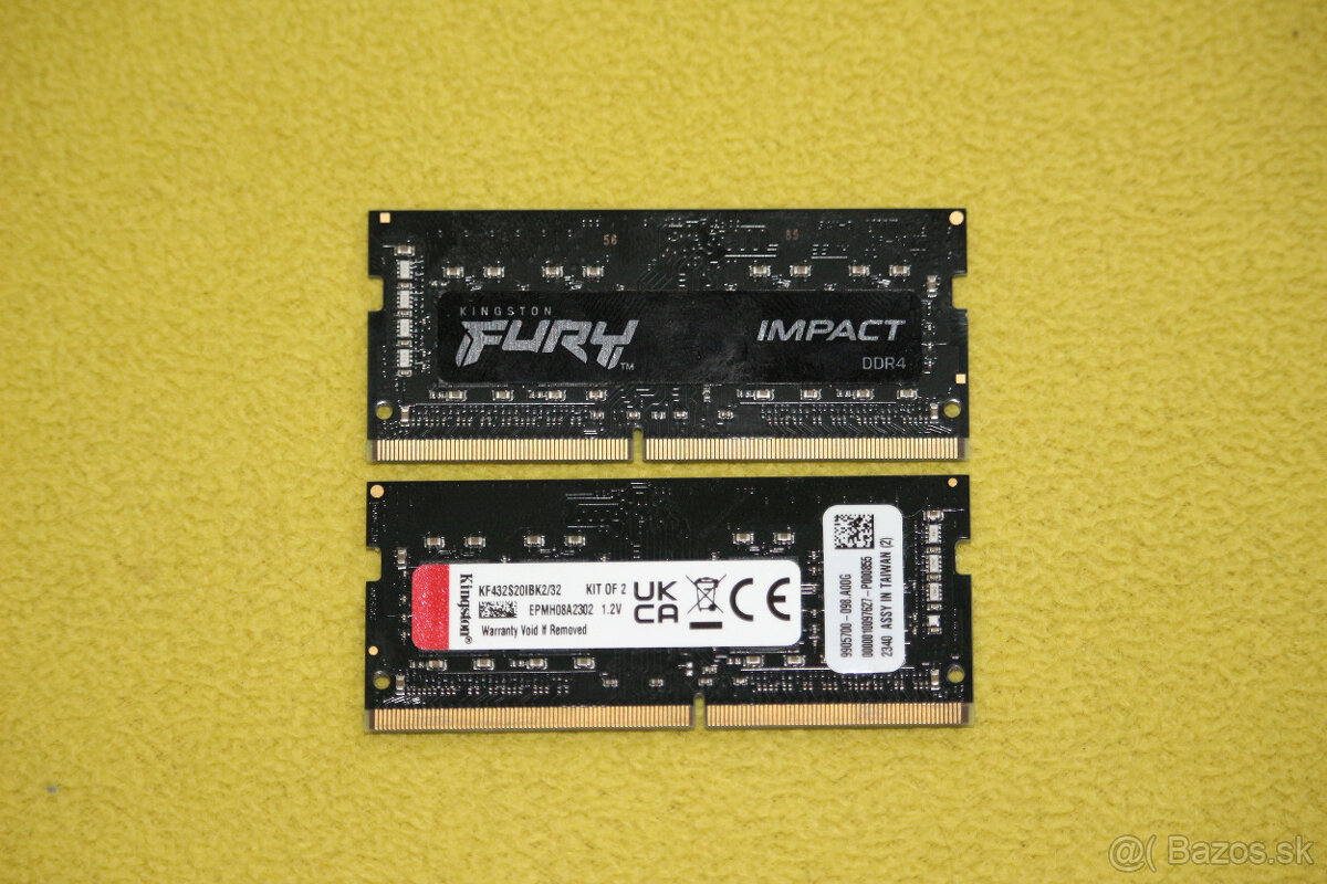 Kingston Fury 2x16gb ddr4 SO-DIMM 3200mhz cl22 - 5