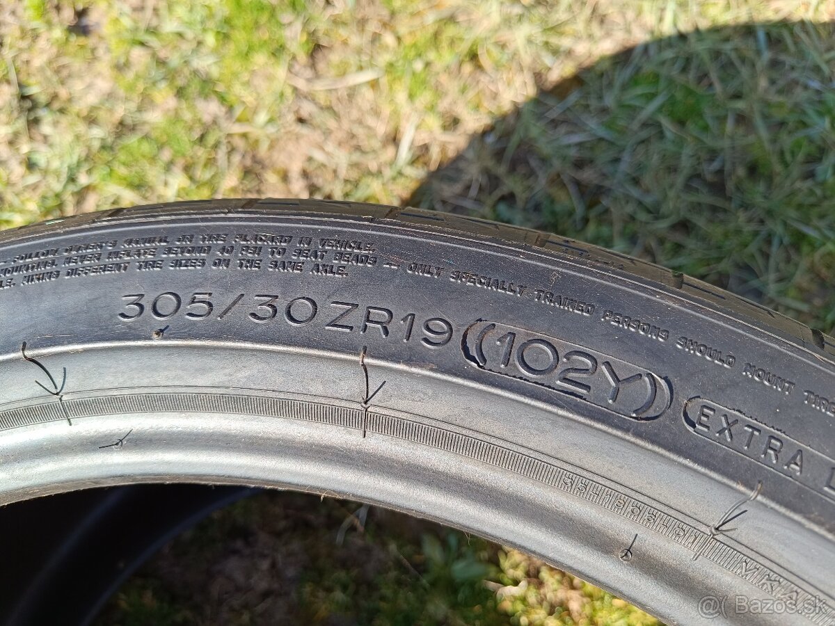 Letné pneumatiky 305/30 R19 Michelin 2ks - 5