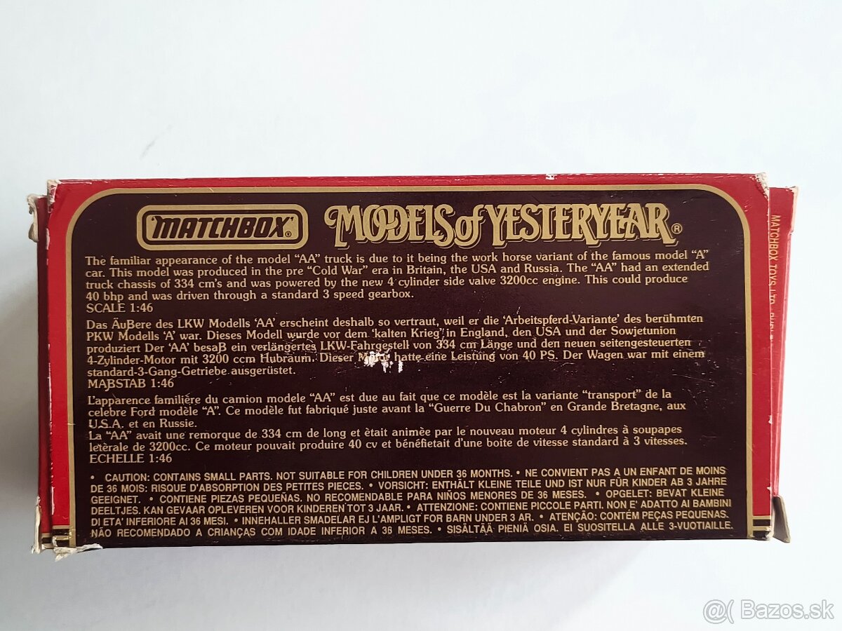 Matchbox - Models of Yesteryear - 90-te roky - 5