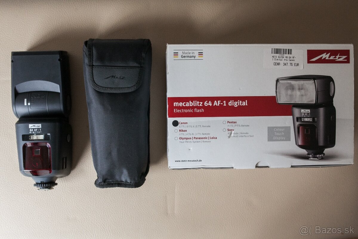 Blesk Metz Mecablitz 64 AF-1 digital pre Canon - 5