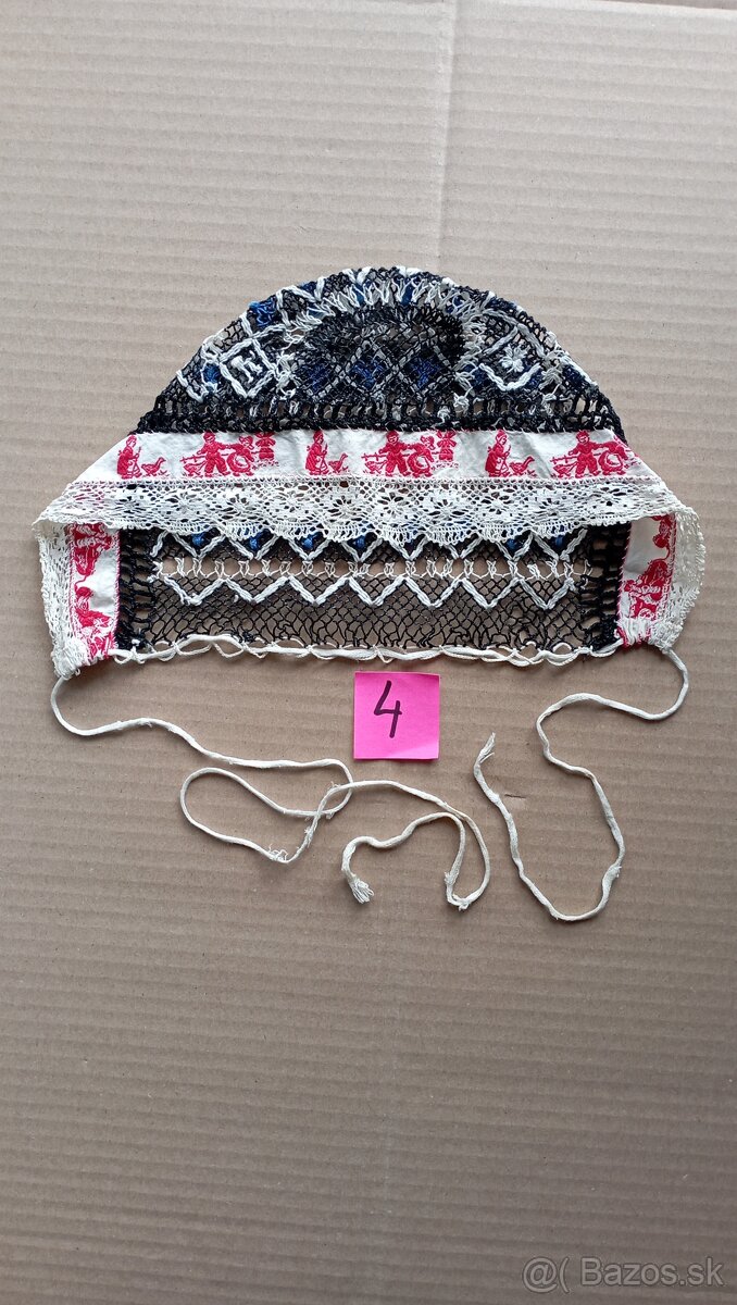 Ľudové čepce... súčasť kroja... - 5